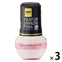 消臭元 パルファム お部屋 トイレ用 パルファムスパークリングピンク 400ml 1セット（1個×3）小林製薬