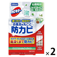 カビキラーお風呂に置くだけ防カビジェル フレッシュガーデンの香り 本体 1セット（1個×2） ジョンソン