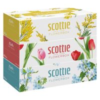 日本製紙クレシア スコッティ ティッシュ フラワーボックス 250組 3箱パック 41330 1パック