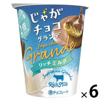 チョコレート菓子 じゃがチョコグランデ　リッチミルク 48g 1セット（1個×6）