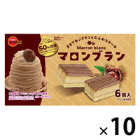 洋菓子　ケーキ マロンブラン 6個入 1セット（1袋×10）