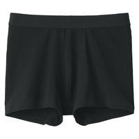 無印良品 メンズ 紳士 綿天竺 前閉じボクサーパンツ 紳士Ｍ 黒 良品計画