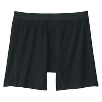 無印良品 メンズ 紳士 なめらか 前開きニットトランクス 紳士Ｓ 黒 良品計画