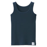 無印良品 ベビー フライス編みタンクトップ(インナー) ９０ ネイビー 良品計画