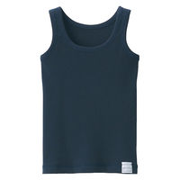 無印良品 ベビー フライス編みタンクトップ(インナー) １００ ネイビー 良品計画