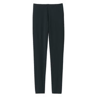 無印良品 レディース 婦人 ストレッチ天竺編み レギンス 十分丈 婦人Ｌ 黒 良品計画