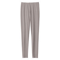 無印良品 レディース 婦人 ストレッチリブ編み レギンス 十分丈 婦人Ｍ グレイッシュブラウン 良品計画