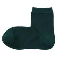 無印良品 レディース 婦人 足なり直角 履き口やわらか 三層 ショート丈靴下 口ゴムなし ２３～２５ｃｍ フェードグリーン