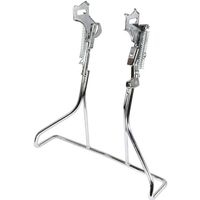 昭和インダストリーズ Wー13FF 27 CP 超ワイド踏ん張るスタンド 27インチ メッキ 1セット(2枚)（直送品）