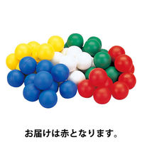 エバニュー カラー玉セットPU(10個入) 赤 00266748 1個（直送品）