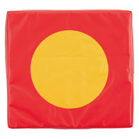 エバニュー ジャンピングクッション 赤 00363568 1枚（直送品）