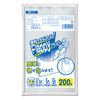 オルディ フラッピー規格袋11号0.01mm半透明200P FP-11 1冊（直送品）