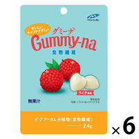 グミ 食べきりサイズ グミーナ　食物繊維 1セット（1個×6）