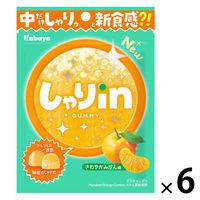 グミ 食べきりサイズ しゃりinグミ　みかん 1セット（1個×6）