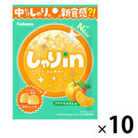 グミ 食べきりサイズ しゃりinグミ　みかん 1セット（1個×10）