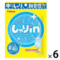 グミ 食べきりサイズ しゃりinグミ　ソーダ 1セット（1個×6）