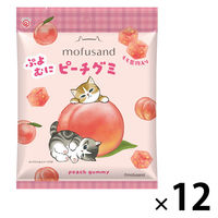 グミ 食べきりサイズ mofusand ぷよむにピーチグミ　50g 1セット（1個×12）