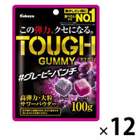 グミ 食べきりサイズ タフグミ　グレーピーパンチ 1セット（1個×12）