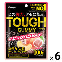 グミ 食べきりサイズ タフグミ　ビッグバンピーチ 1セット（1個×6）
