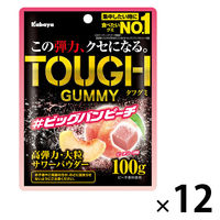 グミ 食べきりサイズ タフグミ　ビッグバンピーチ 1セット（1個×12）