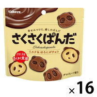 チョコレート菓子 さくさくぱんだ 1セット（1個×16）
