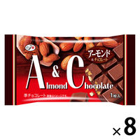 チョコレート菓子 アーモンド＆チョコレート　１枚 1セット（1個×8）
