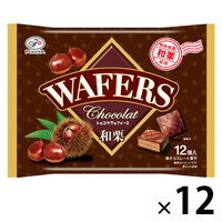 チョコレート菓子 ショコラウェファース　和栗　12個入 1セット（1袋×12）