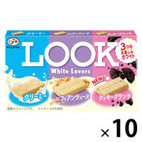 チョコレート菓子 ルック　ホワイトラバーズ　43g 1セット（1個×10）