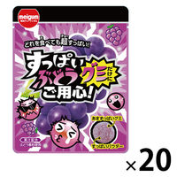 グミ 食べきりサイズ すっぱいぶどうグミだけにご用心 28g 1セット（1個×20）