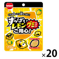 グミ　駄菓子 子ども向けお菓子 すっぱいレモングミだけにご用心 28g 1セット（1個×20）