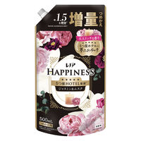 レノア ハピネス 夢ふわタッチ ジャスミン＆ムスク 詰め替え 増量500mL 1個 柔軟剤 P＆G