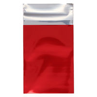 【アルミ蒸着袋】シモジマ HEIKO アルミ蒸着袋(テープ付き) Ｔ 7-9.5 赤 1袋(100枚入) 006794732