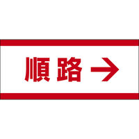 田原屋 コーンバー用布バナー 順路(右) W1180×H510mm 1枚 PY_023_02（直送品）