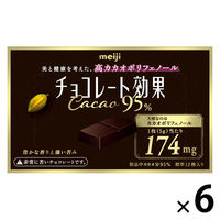チョコレート菓子 チョコレート効果　カカオ９５％ 1セット（1個×6）