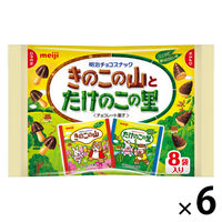チョコレート菓子 きのこたけのこ　袋 1セット（1個×6）