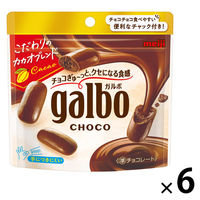 チョコレート菓子 ガルボ　チョコ　パウチ 1セット（1個×6）