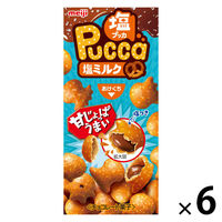 チョコレート菓子 プッカ塩ミルク 1セット（1個×6）