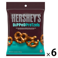 チョコレート菓子 ハーシー　ディップドプレッツェル　ミルクチョコ　120g 1セット（1個×6）