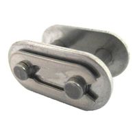 片山チエン KANA 小判型チェーン ジョイントリンク KANA60F-SUSJL 1個（直送品）