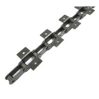 片山チエン KANA ニバイピッチK1/K2形アタッチメント付ローラチェーン KANAC2080H-2LK1T 1個（直送品）