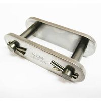 片山チエン KCM ニバイピッチステンレスローラチェーン ジョイントリンク C2080H-SUSJL 1個（直送品）