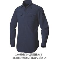 アイトス 長袖シャツ(男女兼用)(薄地) ネイビー L 2935-008-L 1着 144-7138（直送品）