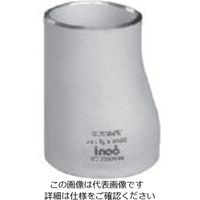 イノック エキセントリック・レジューサー SUS304 RE 200A×100A 呼び厚さ20S 806-4565（直送品）