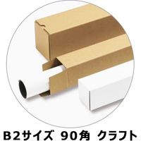 マルアイ ポスターケース EF B2 90角 100枚入 クラフト CA-24B2 1箱（直送品）