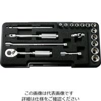 山下工業研究所 コーケン 6.35mm差込 ソケットセット 18ヶ組 P2251M 1個(1セット) 121-5097（直送品）