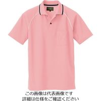アイトス 制電半袖ポロシャツ(男女兼用) ピンク SS 50005-060-SS 1着 143-3340（直送品）