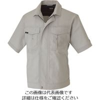 アイトス 半袖ブルゾン(男女兼用) シルバーグレー 6L 1632-003-6L 1着 144-6946（直送品）