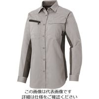 アイトス レディース長袖シャツ(薄地) シルバーグレー S 30645-003-S 1着 144-1137（直送品）