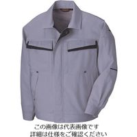 アイトス 長袖サマーブルゾン(配色)(男女兼用) ミストバイオレット×ディープネイビー M 5570-076-M 1着 144-6979（直送品）