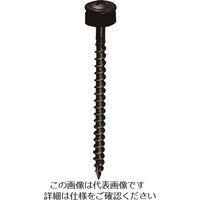 ダイドーハント 瓦用SUS410 パワービス 3.8X100(黒ラスパート)オレフィンパッキン 100本 00045658 1箱(100本)（直送品）